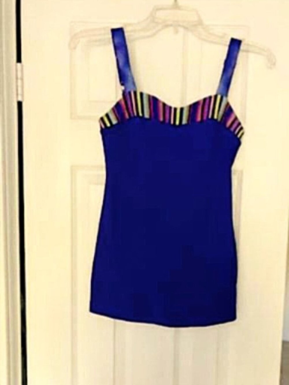 Lululemon Blue with Stripes Tank Top Lululemon Size 4